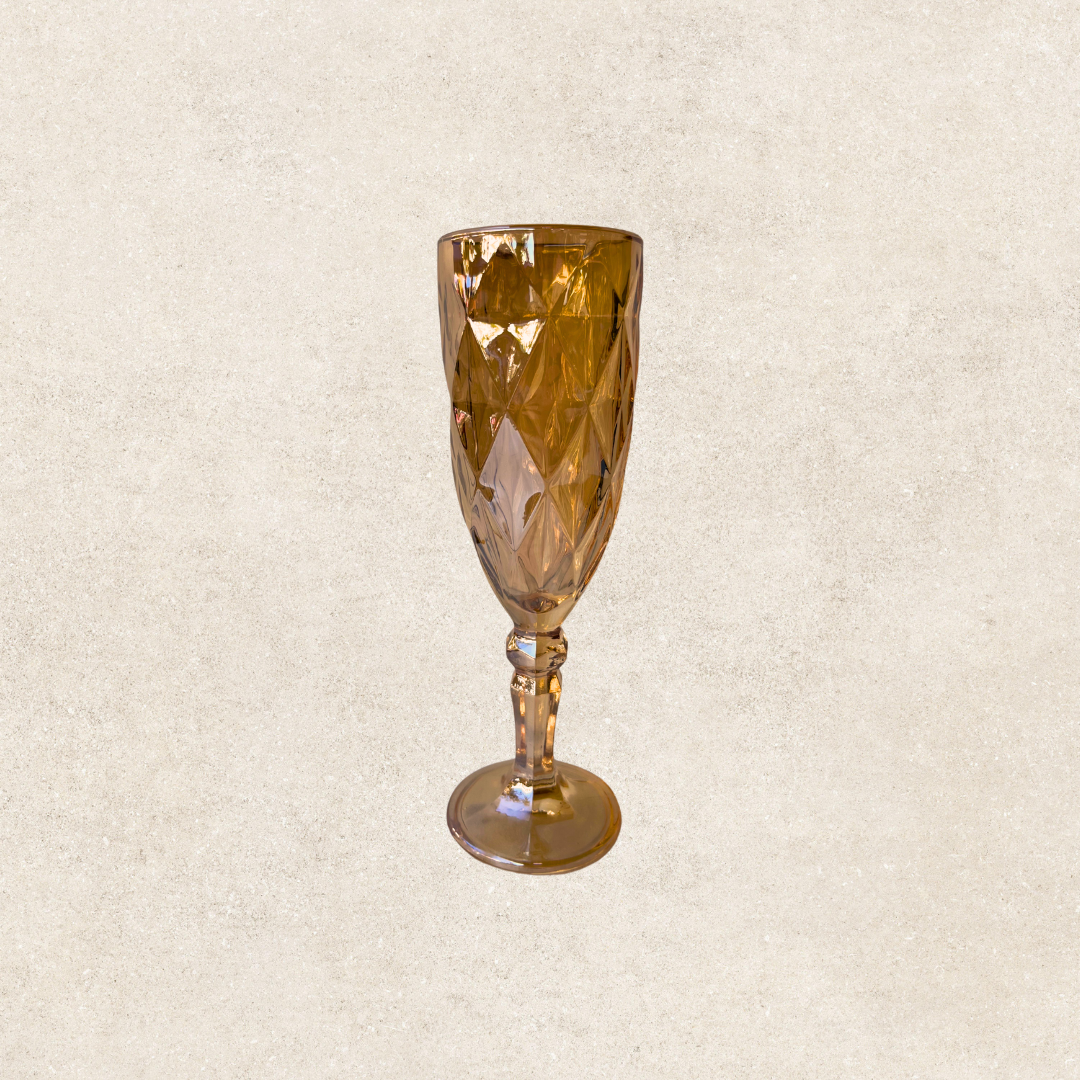 Copas Flauta Ambar (6 unidades)